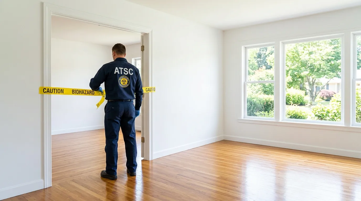 Certified biohazard cleanup crew performing Crime Scene Cleanup in Fairhaven